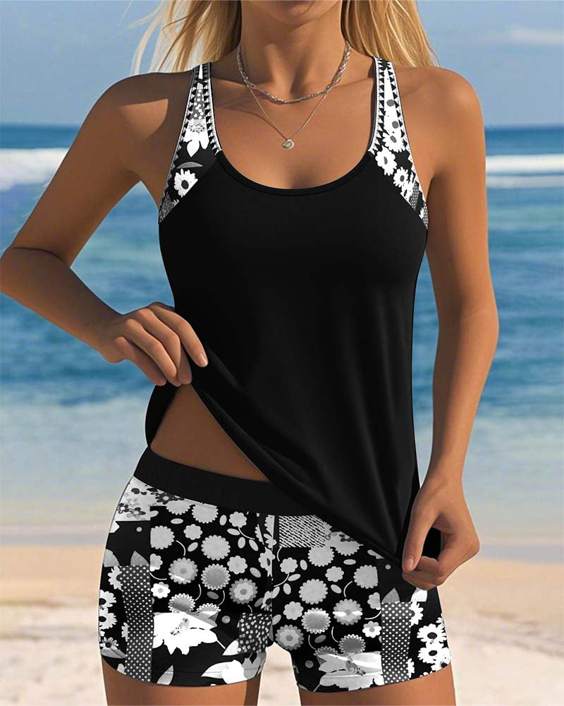 Matilda | Floral Print Swimwear Set