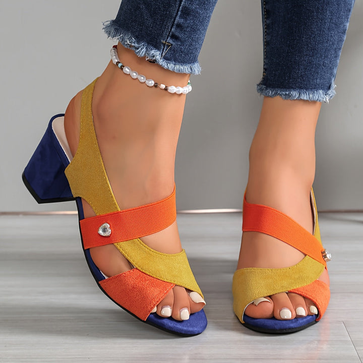 Adelaide - Comfort Block Heels with Orthopedic Support