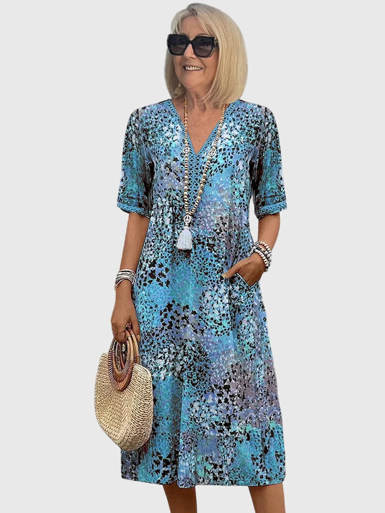 Bella | Chic Floral Midi Dress