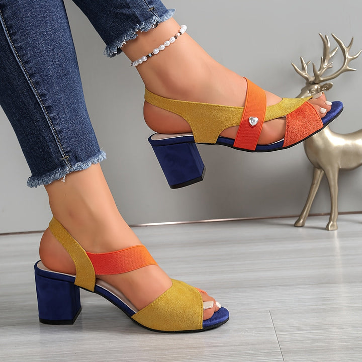 Adelaide - Comfort Block Heels with Orthopedic Support