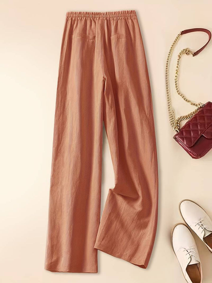 Tina - Easygoing Linen Trousers