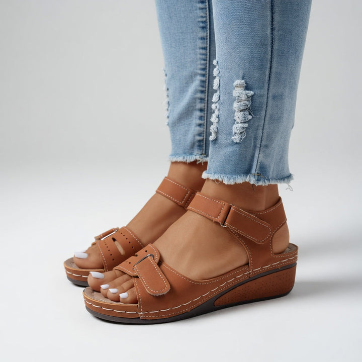 Clothilde™ — Everyday Comfort Natural Fit Wedge Sandal