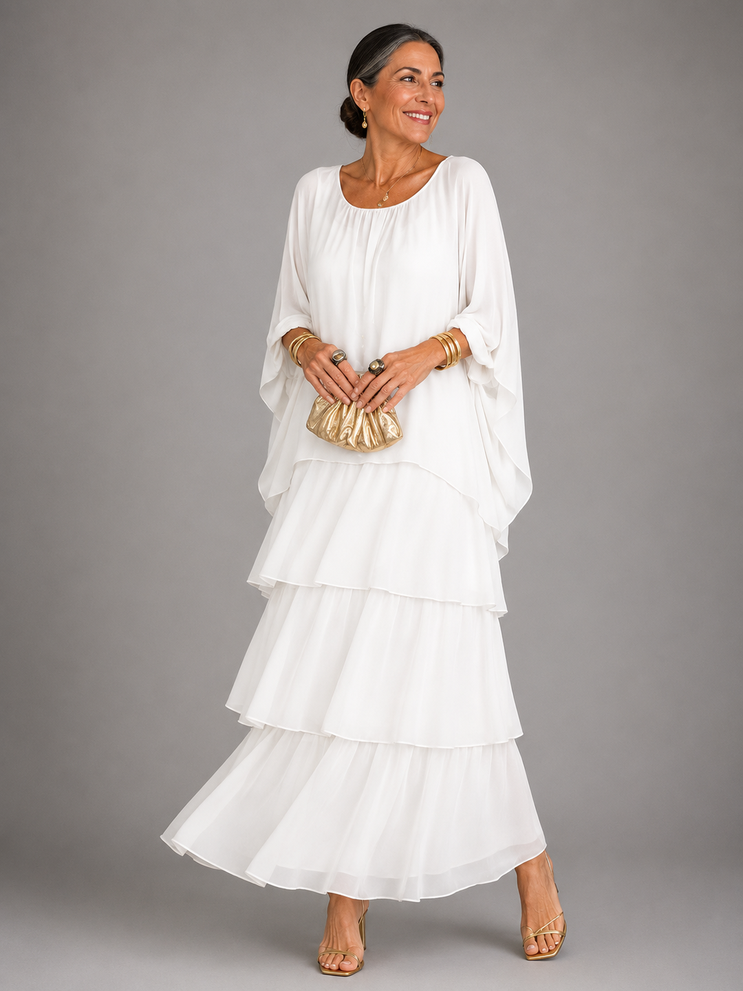 Lara  | Graceful Maxi Dress with Flowing Design