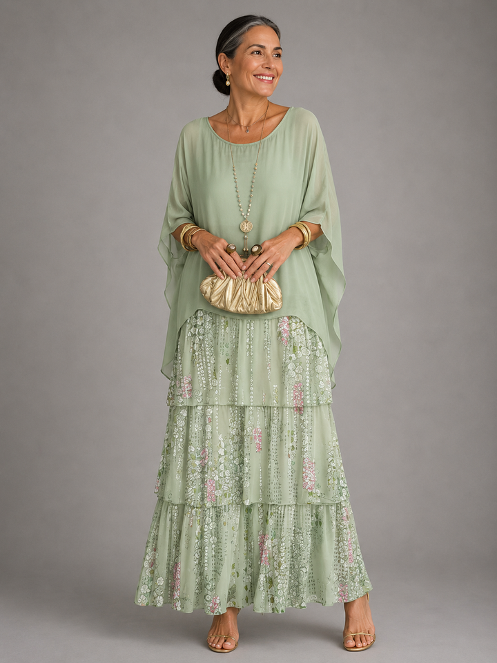 Lara  | Graceful Maxi Dress with Flowing Design