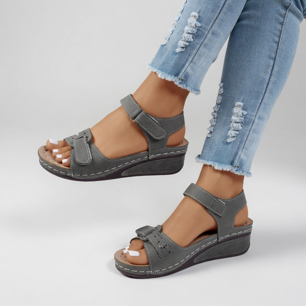 Clothilde™ — Everyday Comfort Natural Fit Wedge Sandal