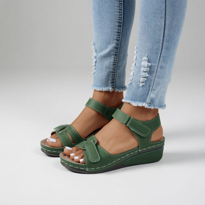 Clothilde™ — Everyday Comfort Natural Fit Wedge Sandal