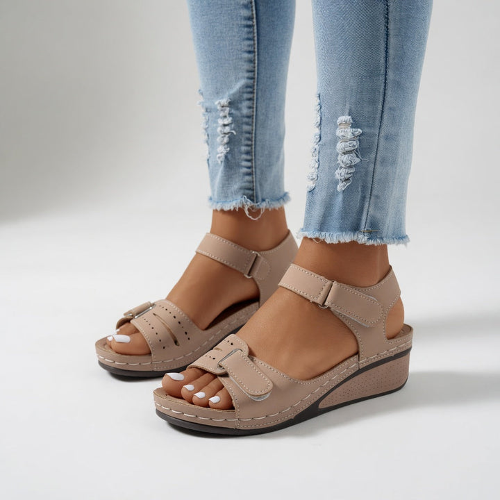 Clothilde™ — Everyday Comfort Natural Fit Wedge Sandal