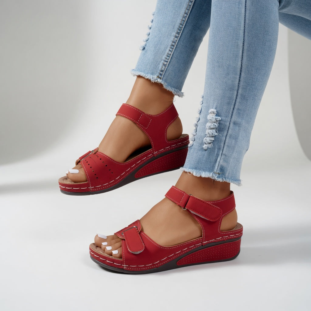 Clothilde™ — Everyday Comfort Natural Fit Wedge Sandal