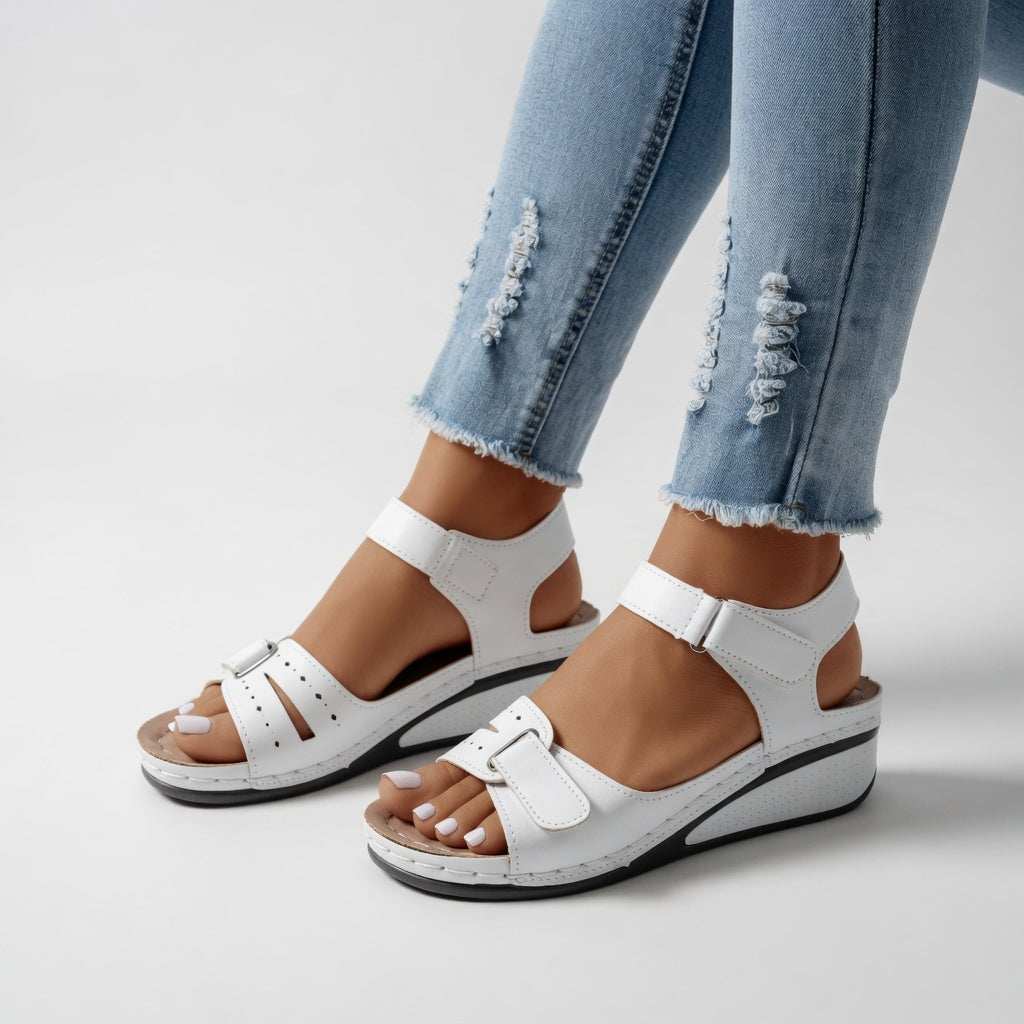 Clothilde™ — Everyday Comfort Natural Fit Wedge Sandal