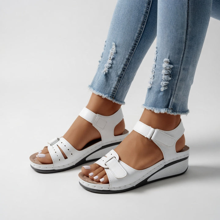 Clothilde™ — Everyday Comfort Natural Fit Wedge Sandal