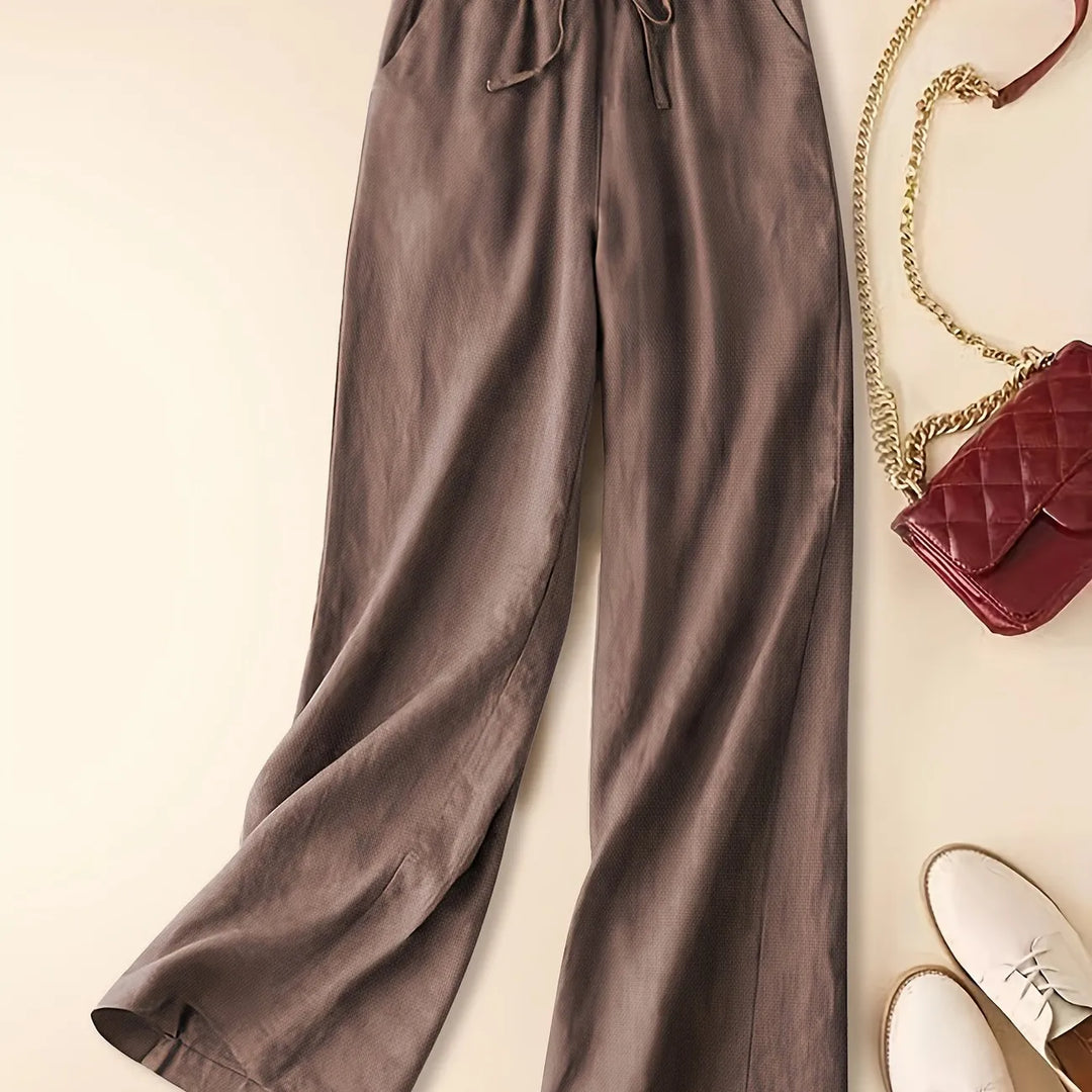 Tina - Easygoing Linen Trousers