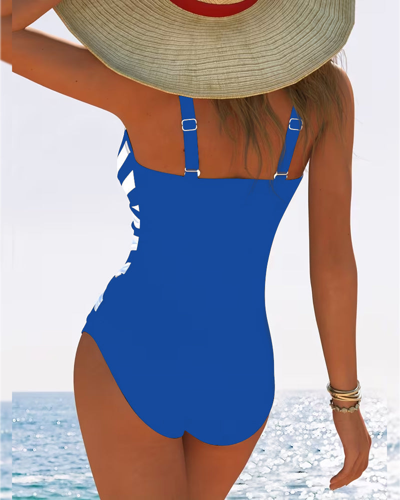 Florence | Striped One-Piece Bathing Suit