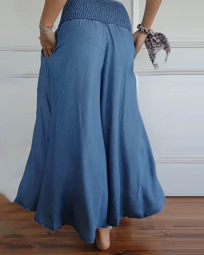 Jasper | Breezy Smocked Waist Trousers