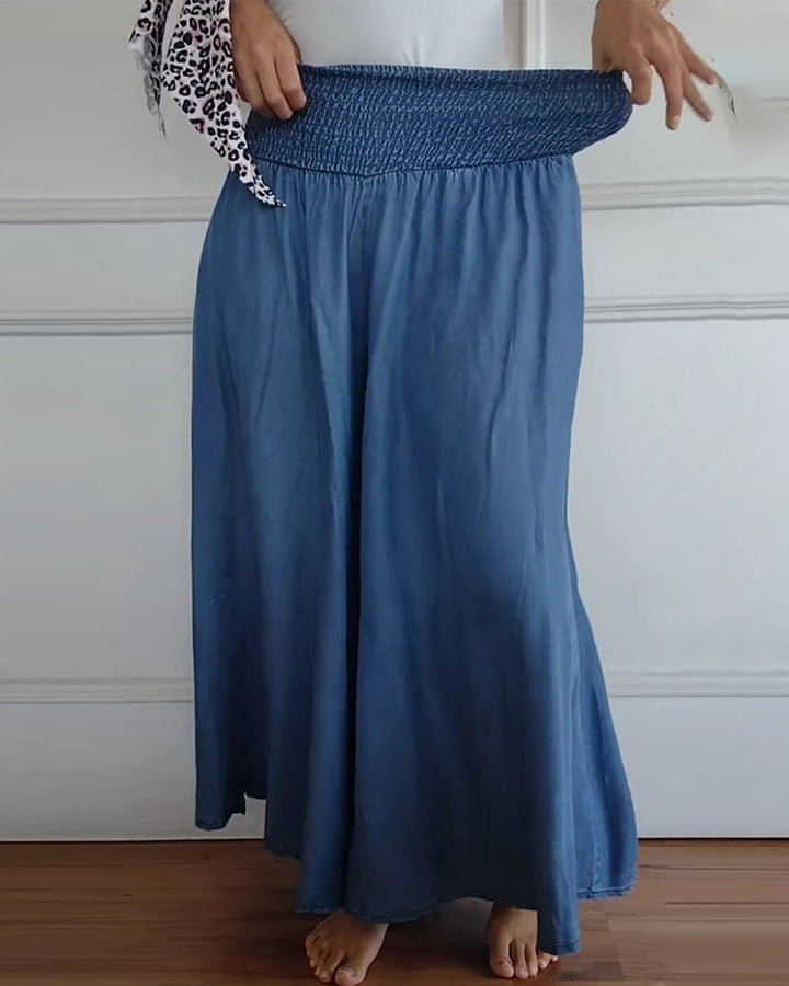 Reina - Relaxed Fit Wide-Leg Pants