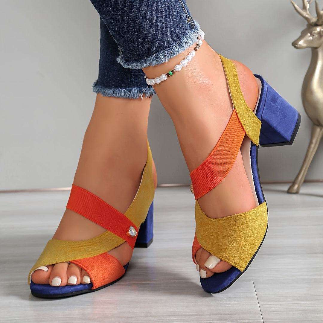 Adelaide - Comfort Block Heels with Orthopedic Support