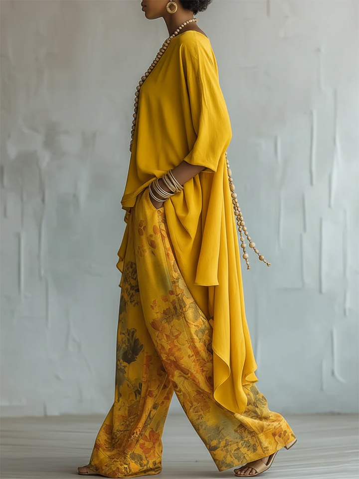 Fiorella™ | Sun-Kissed Bohemian Two-Piece Ensemble